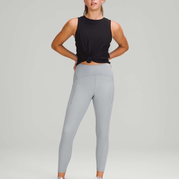 Lululemon Power Thru High-Rise Tight 25" (Rhino Grey) - Picture 2 of 6